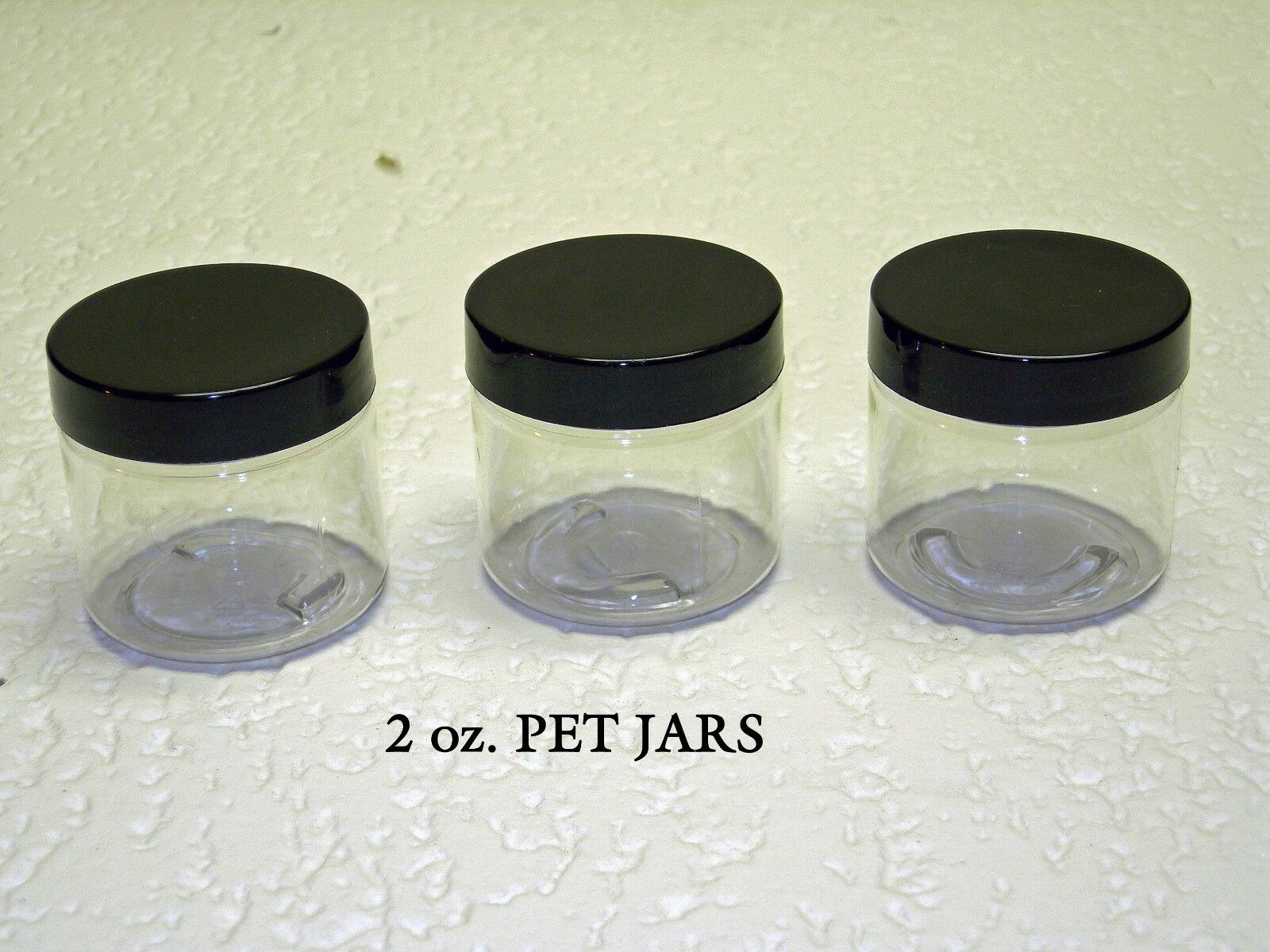 2 Oz  Pet Plastic Jars Travel Size Containers With Cap Lot & Color You Pick