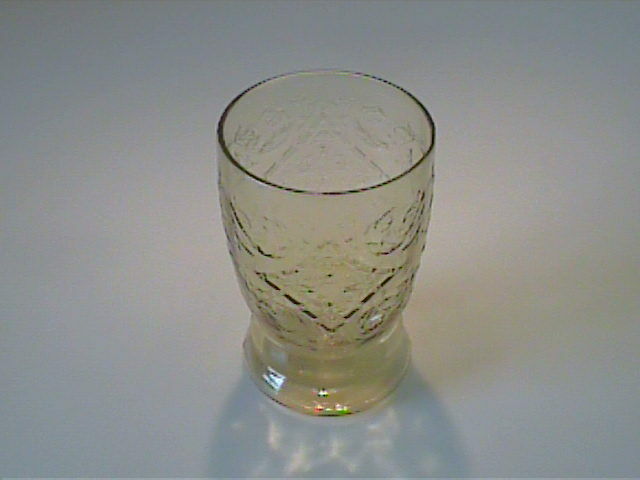 Vintage 1930's Amber Madrid 4 1/4" Tumbler - Depression Glass